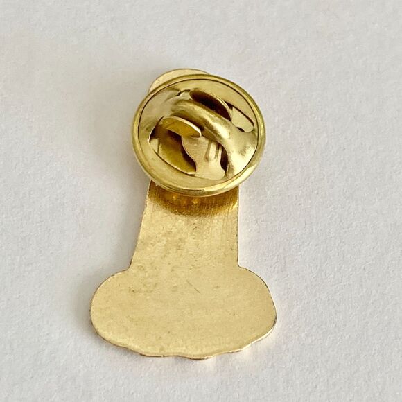 Vintage Saint Lady of Fatima of Portugal Pin Virgin Mary Blessed Mother Patron - Picture 6 of 8